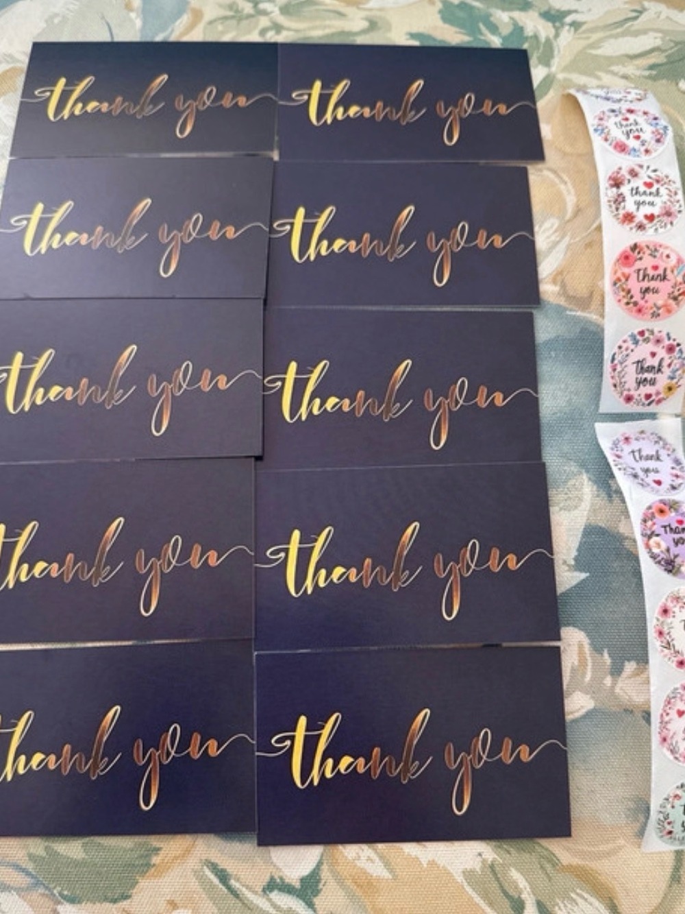 20-Piece Thank You Card & Sticker Bundle – New W/O Tags